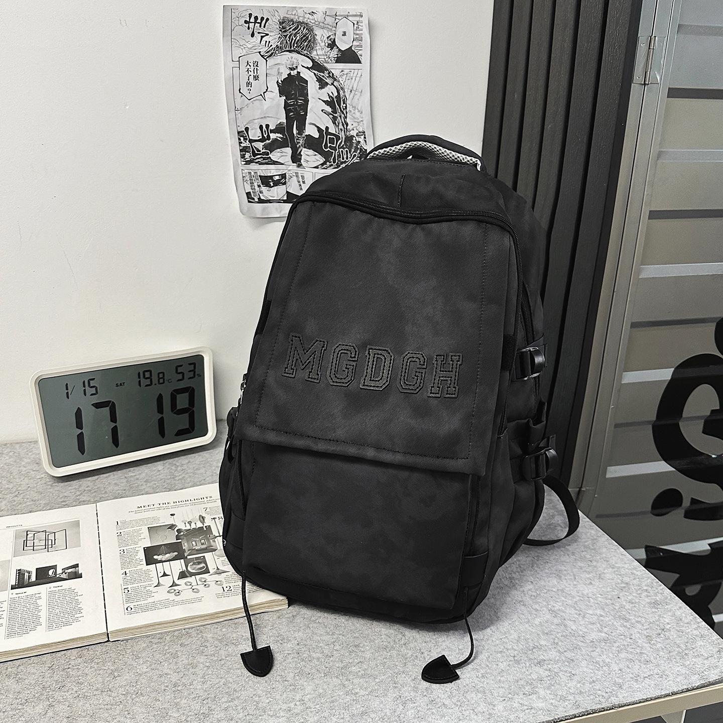 Красочный рюкзак тай-дай в стиле ретро для студентов - Большая вместимость, Легкий, Унисекс