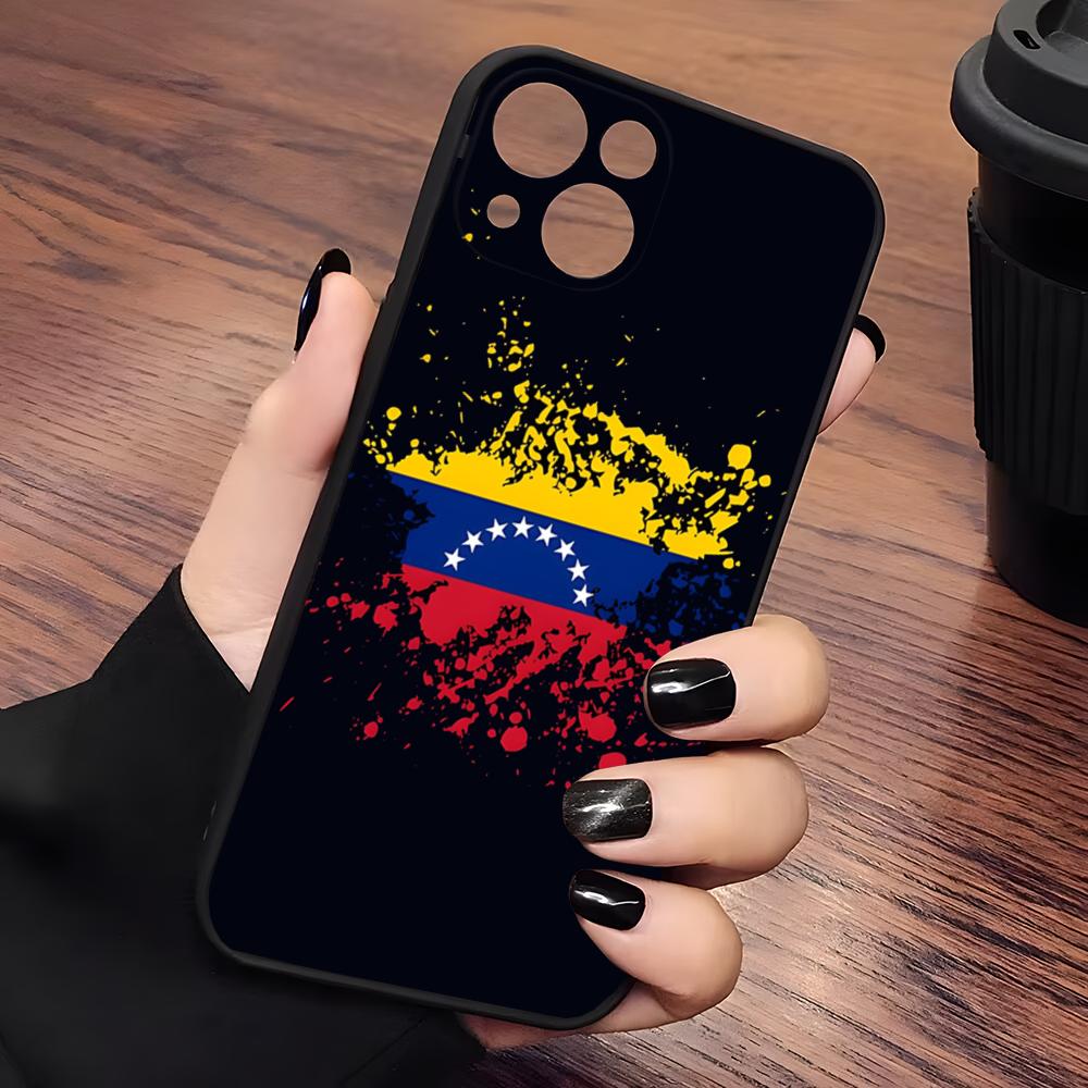 Flag Of Venezuela Phone Case Matte Transparent For Iphone 16 15 Max 14 13 Mini 12 Pro 7 8 11 XR Xs X Plus Back Cover