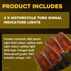 4X For Yamaha TW200 XT225 XT250 Turn Signal Indicator Amber Blinker Light EOOK