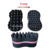 Black Hair Curling Sponge & Styling Comb Set