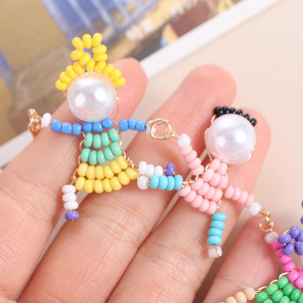 Beads Character Bracelet Pearl Cute Cartoon Necklace Fashion Childishness Jewelry Set  Party