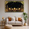 Ramadan Decoration 2025 EID Backdrop Curtains Wall Hanging Decor Indoor Outdoor Banner Ramadan Room Background