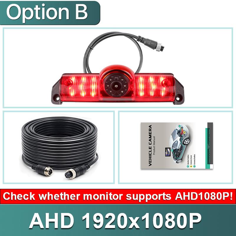 CCD AHD 1080P, montare pe acoperișul mașinii, lumină de frână, cameră de vedere spate pentru Chevy Express GM GMC Savana Cargo Van Transporter 2003-2018