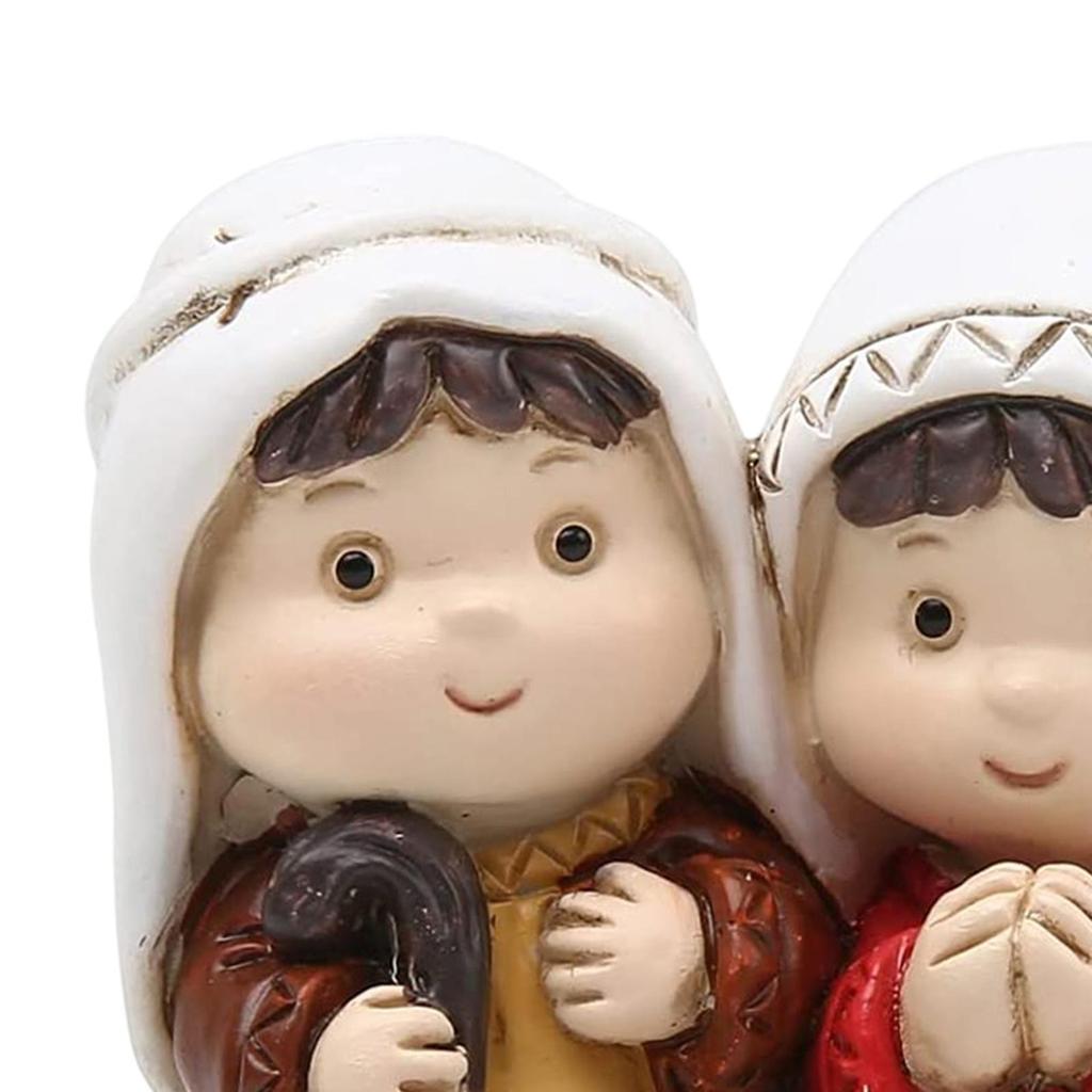 Holy Family Figurine Home Indoor Decoration Ornament for Desktop Office
