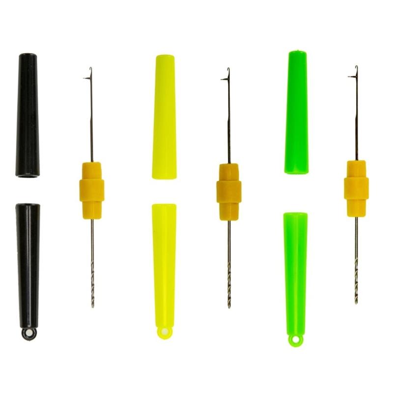Portable Fishing Baits Drill Replacement Double Head Fishing Baits Needle Fish Drill Tackle Rigging Tool Easy To Use