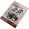 Curtain Tieback Hooks Drapery Holdbacks Crystal Ball Curtain Hookback Wall Mount Metal Curtain Holdback (Bronze 2pcs)