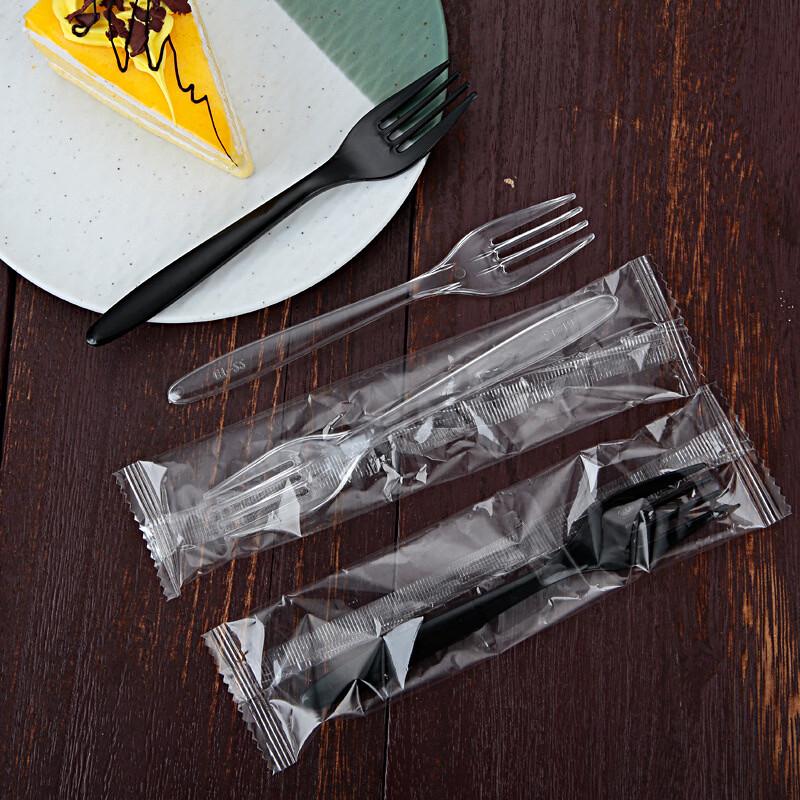 Thickened Disposable Plastic Dessert & Fruit Forks