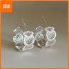 925 Sterling Silver Earrings For Women Trendy Geometric Shell Shape Earring Jewelry Prevent Allergy Party Gift Accessories