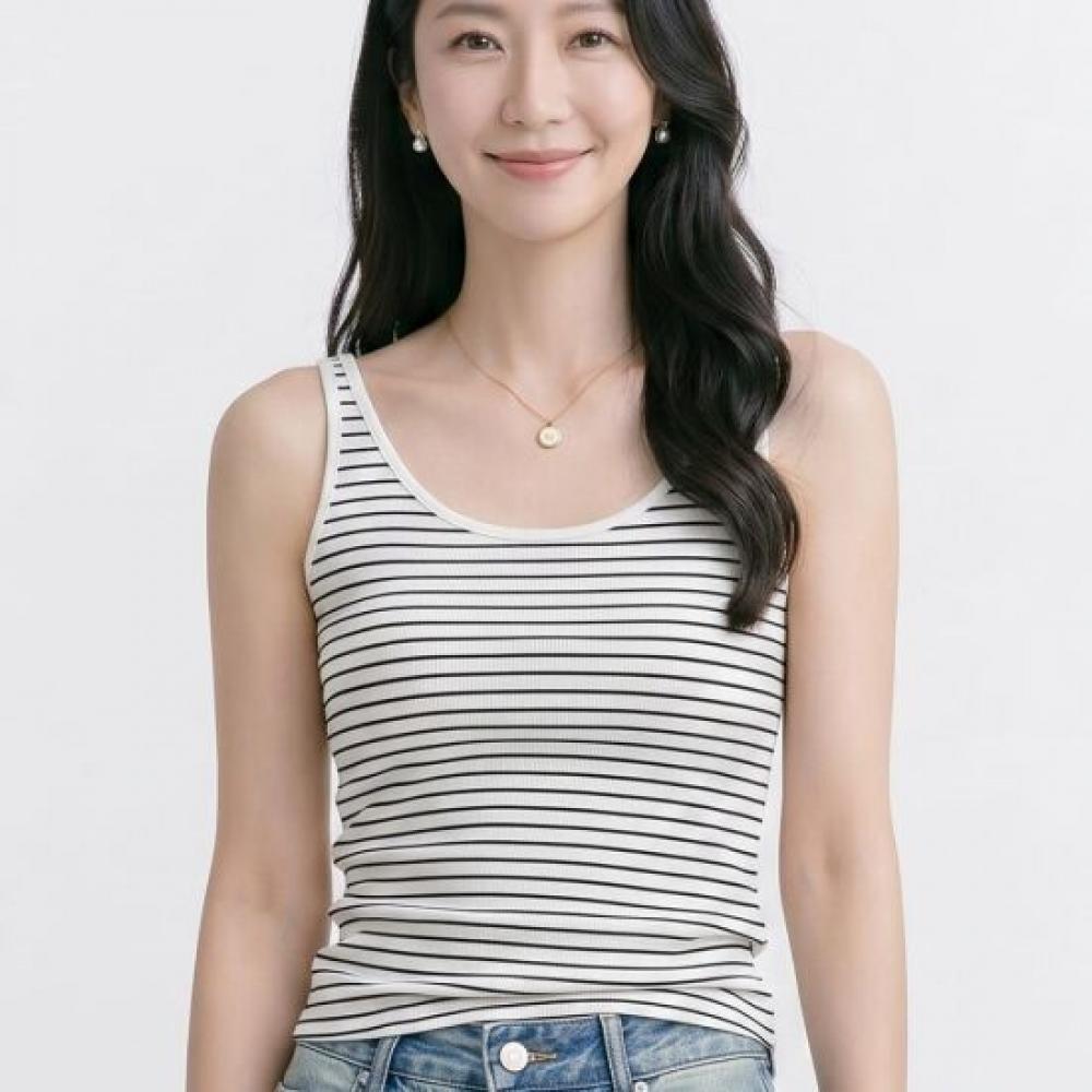 Navava Women Daily Inner STripe Sleeveless T shirT nT3323