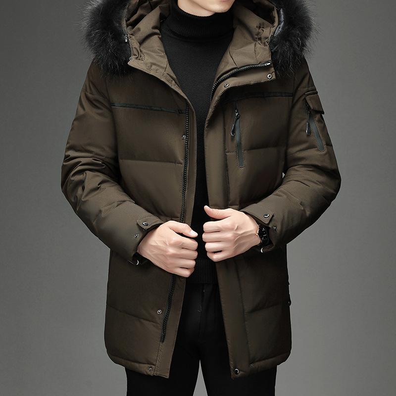 Men's Short Thickened Down Jacket - Korean, European, American Fashion Outdoor Coat