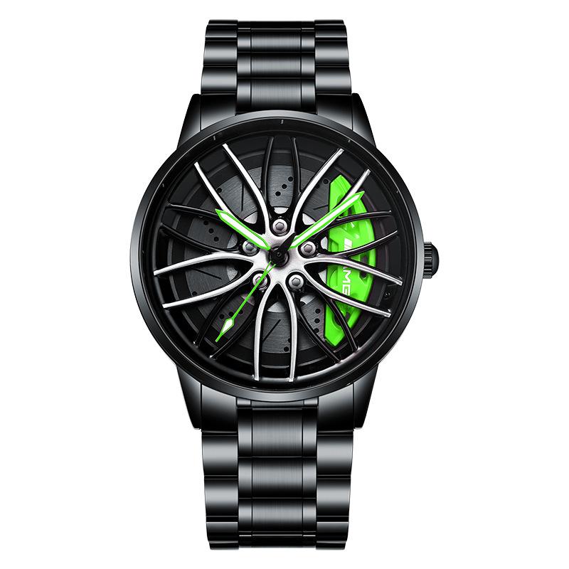 SVJ Wheel Watch Forged Hollow Watch Men's AMG 488 Hydraulic Men's Watch Quartz Watch