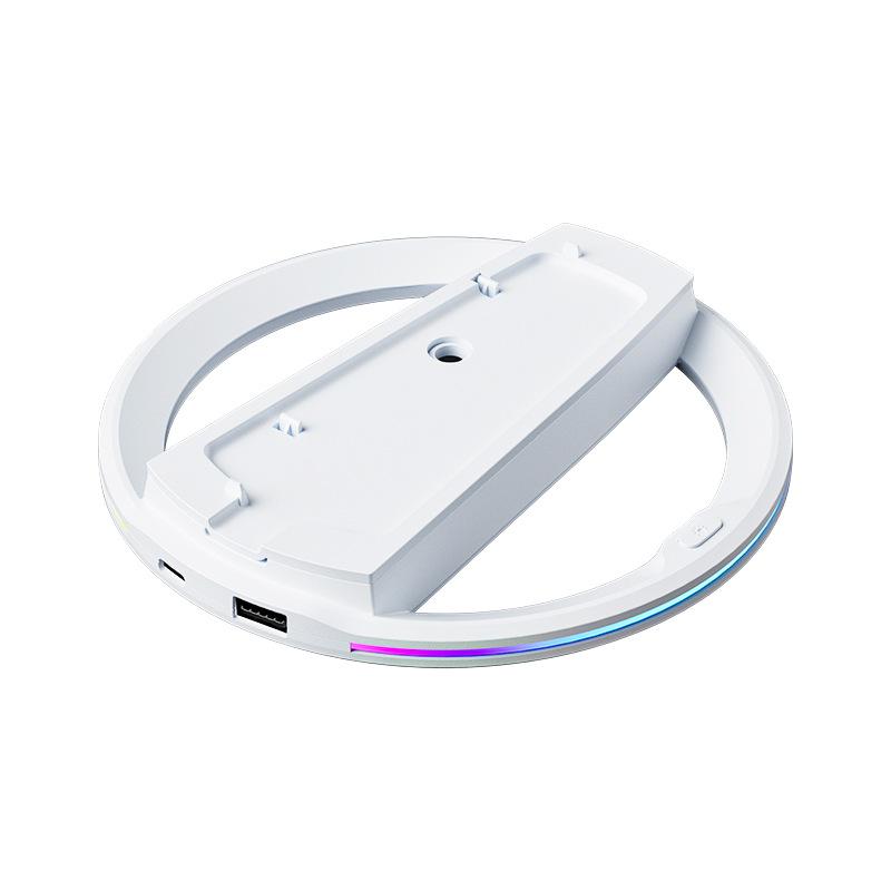 RGB Vertical Stand Game Console for PS5/PS5 Slim PROGame Console Anti-Slip Stable LED Cooling Base Stand Gaming Accessories