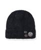 NOT4NERD Long Cuff Badge Beanie - Black