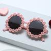 Kids Round Flower Sun Glasses Cute Daisy Sunglasses Outdoor Sun Protection Shades Fashion Funny Party Eyewear