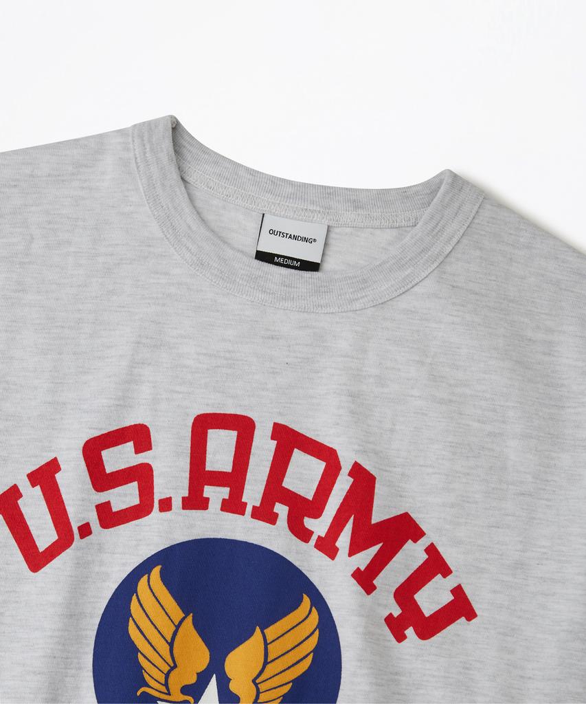 OUTSTANDING Mil Series Tee(U.S. Army)_1%Melange Gray