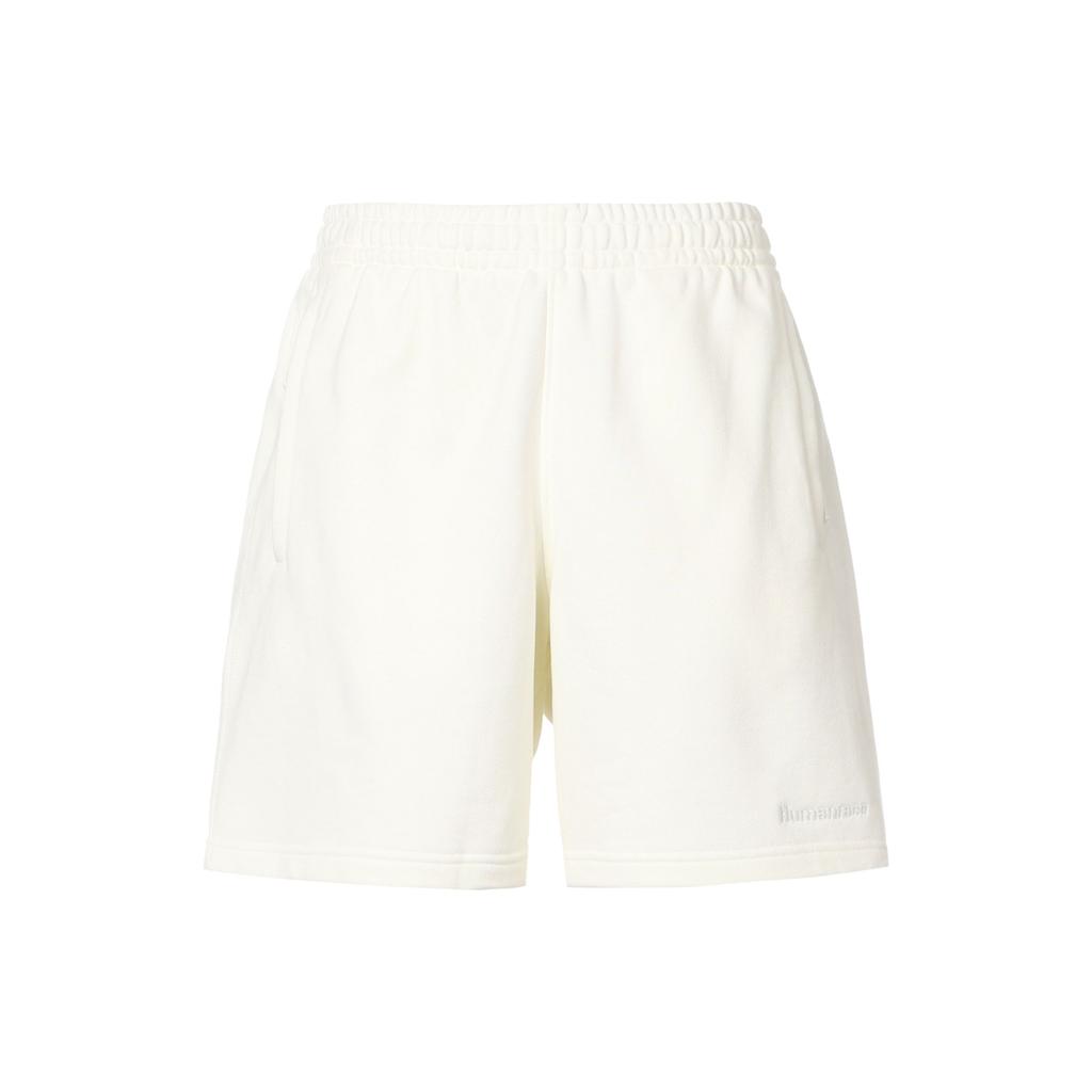 Adidas Originals Trefoil X Pharrell Williams Solid Elastic Waist Shorts Unisex Bottoms White HF9932
