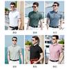 [Containing Mulberry Silk] Summer Cool, Simple, Antibacterial, Breathable Polo Shirt