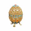 Zinc Zinc Alloy Material Jewelry Box Enamel Color Trinket Box Exquisite Storage Jar  Home Craft