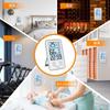 GXSTWU Digital Temperature and Humidity Indoor Thermometer with or Tabletop Magnetic Comfort Level Clock LCD Rainy Season Heatstroke Skin Flu Health