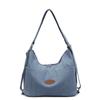 Versatile Denim Shoulder Bag for Women – Convertible Crossbody & Backpack Style, Perfect for Daily Use