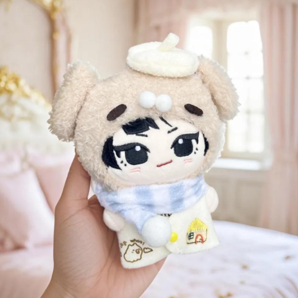 Puppy Hat 10cm Cotton Doll Clothes Strap Dress Doll Clothes Set  Doll Accessories