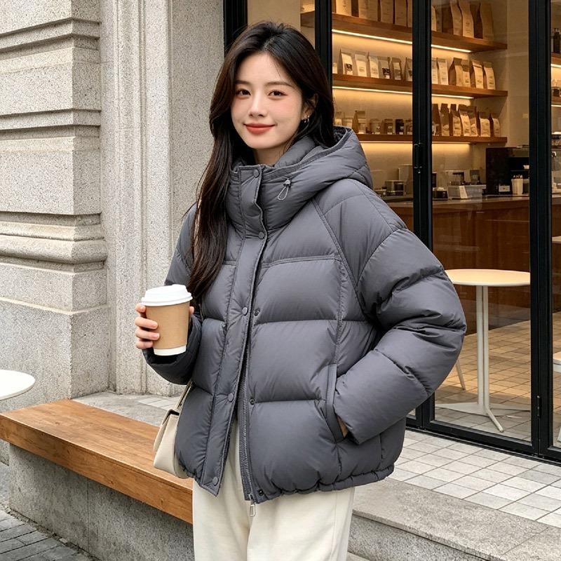 Down Jacket Women's Duck Down Winter Short High Charging Capacity