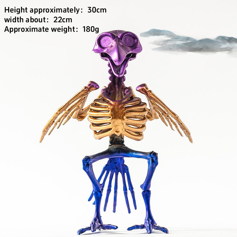 New Halloween Dog Skeleton Decoration Spooky Skeleton Animal Puppy Bones Skeleton Decoration For Halloween Indoor Outdoor