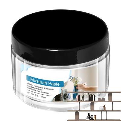 Gel d'exposition transparent pour musée 50g Colle amovible Pâte de montage transparente réutilisable pour prévenir les vibrations pour exposition Ballon en céramique