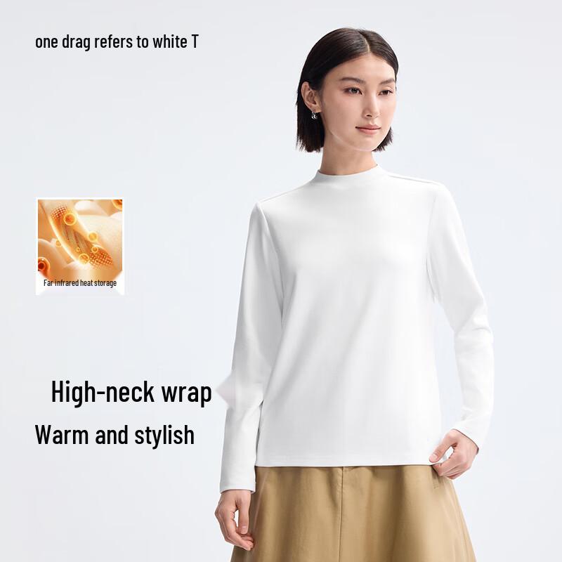 Thermal Mock Neck Long Sleeve Base Layer T-Shirt
