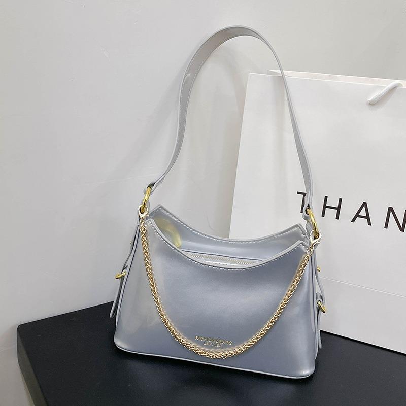 Tasche mit großem Fassungsvermögen Damen neue Mode Kette hochwertig Nische Pendler Eimer diagonal tragbar große Tasche