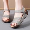 No. Leather big sandals for women, fashionable thick-soled non-slip sandals for women