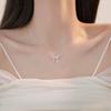 Bow Necklace Women'S Lamp Luxury Niche Design Clavicle Chain Annual Necklace Premium Durable Quality Useful Practical