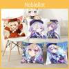 Genshin Impact Cartoon Cushion Cover Soft Polyester Peachskin Pillow Case For Home Decor