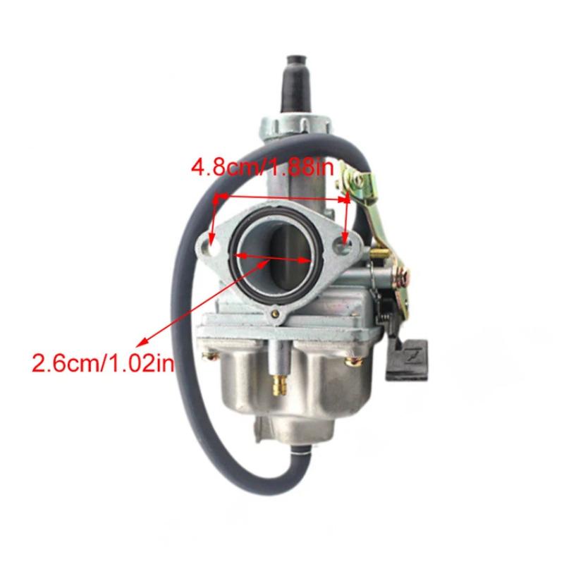 PZ16 Carburetor Aluminum Alloy Manual Choke Carb for 111cc 111cc CG111 Engine Motorcycle Parts High Performance