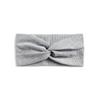 Solid Color Knitted Fine Thread Cross Yoga Sports Headband Simple Women'S Headband Headgear Headscarf