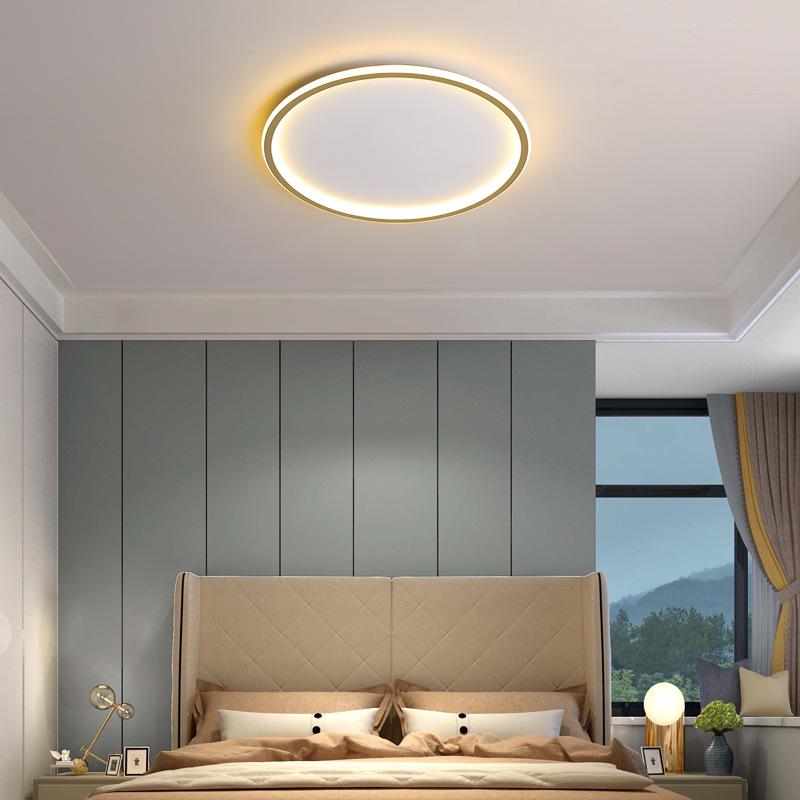 Sleek Round LED Ceiling Light - Modern Ultra-Thin for Bedroom, Living Room, Restaurant, or Study