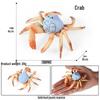 Marine Life Animal Simulation Toy Set: Squid, Crab, Starfish, Tuna
