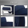 [Buzz Selection] Belt Buckle Aluminum Nylon Lightweight Simple Outdoor Work Durable Men's LBU016 (Navy)