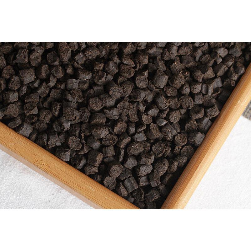 500g Yunnan Pu'er Ripe Tea 09 Menghai Nuoxiang Tea Fossil New C1 Crushed Silver