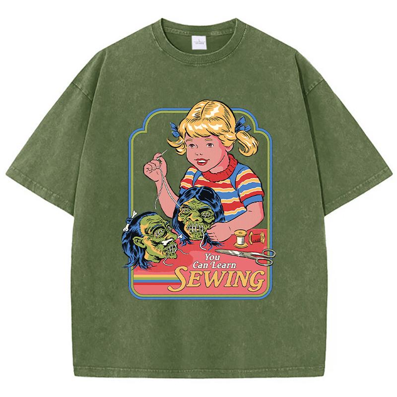 

Вы можете научиться шитью принт женская потертая футболка летняя дышащая стираемая футболка уличная мода футболки повседневные спортивные крутые футболки 3XL