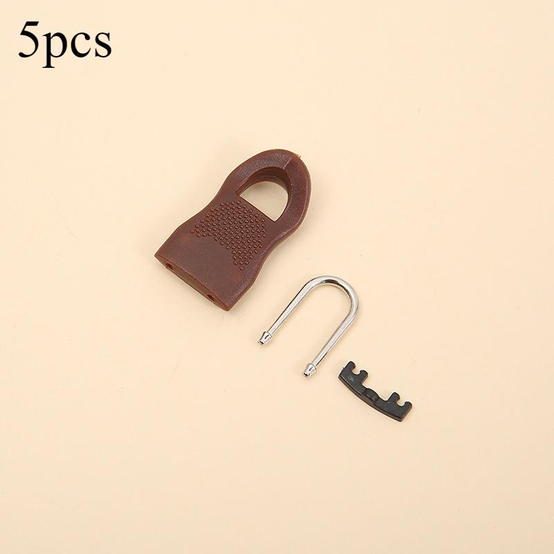 5pcs Replacement Zipper Head Tool-free Removable Zipper Puller for Luggage Schoolbag End Fit Rope Tag Clothing Zip Fixer