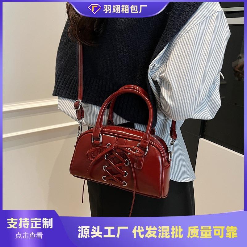 Premium niche bag women's new summer versatile messenger bag bow portable pillow bag