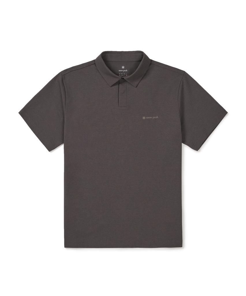 SNOWPEAK APPAREL Quick-Dry Short Sleeve Polo Shirt (S26Mmtps14) Chocolate Khaki