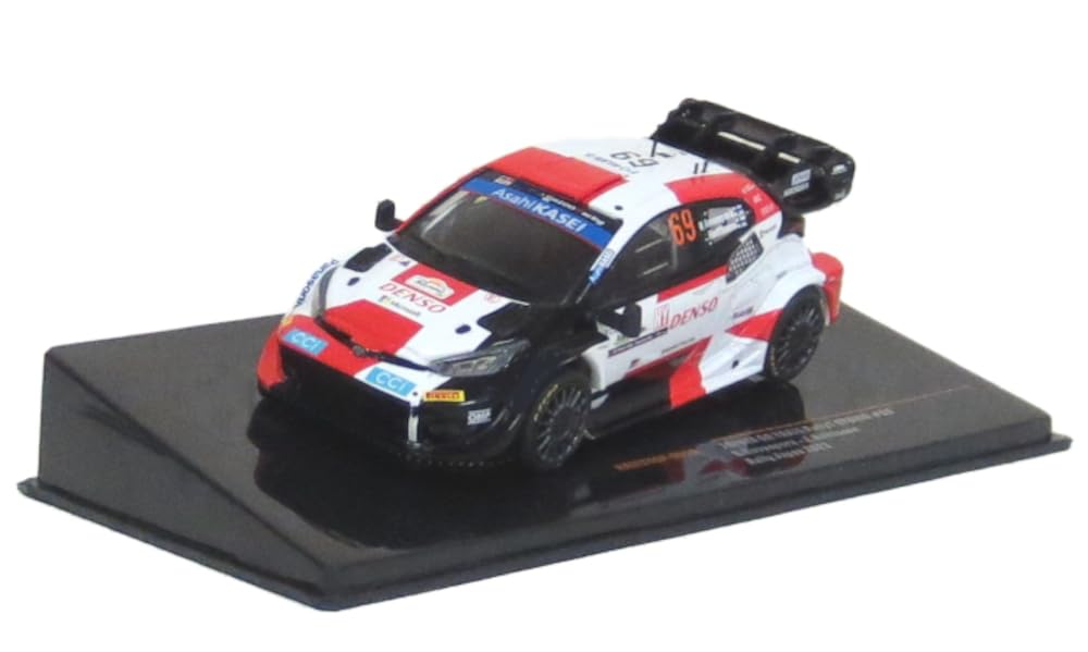 

KB Model 1/43 Scale Toyota GR Yaris Rally1 3rd Place 2023 Rally Japan #69 K. Rovanpera Finished Model RAM24SP-001D