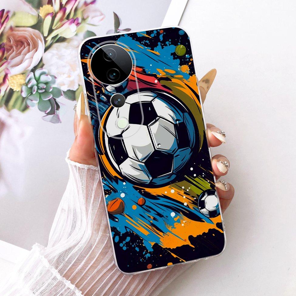Casing For Vivo S19 Pro Clear Case Aesthetic Luxury Cute Fashion Flower Funny Painted Funda For Vivo S19Pro V2362A Cover