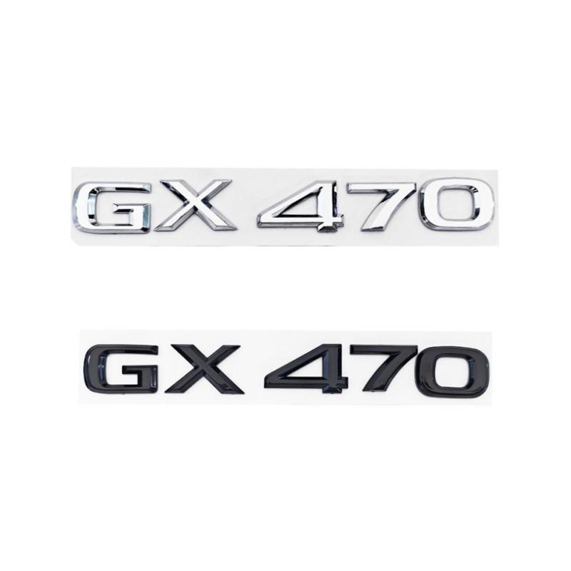 GX460 GX470 LX450 LX470 LX570 LX600 RX270 RX300 RX350 3D Car Rear Trunk Sticker Logo ABS Letter Badge Accessories
