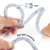 110V 220V LED Strip Light 360 Round Rainbow RGB Neon Tube Light Flexible LED Tape Rope 8 Modes Waterproof Stripe Lamp Christmas