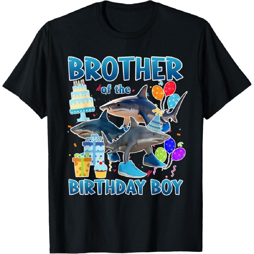 

Brother Of The Birthday Boy Tralalero Tralala Family T-Shirt XXXXXL чёрный