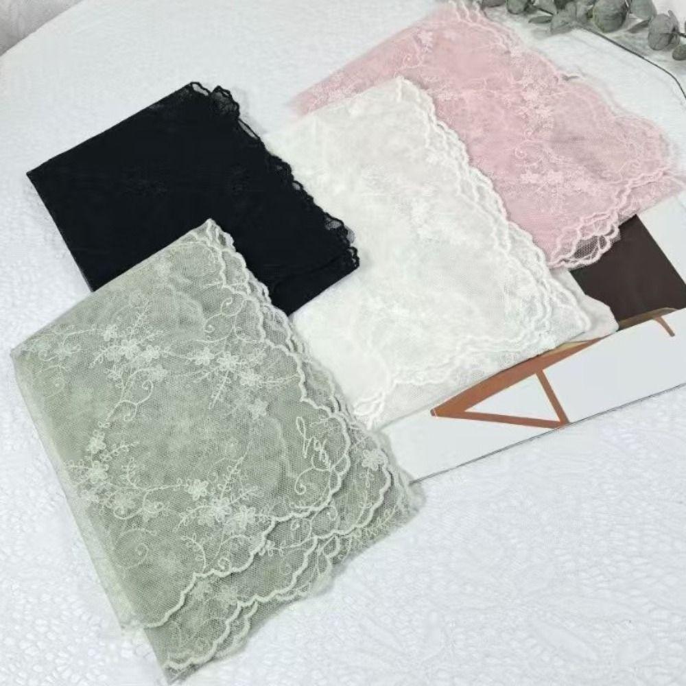 Lightweight Lace Scarf Long Shawl Headscarf Fashion Sunscreen Lace Shawl  Summer