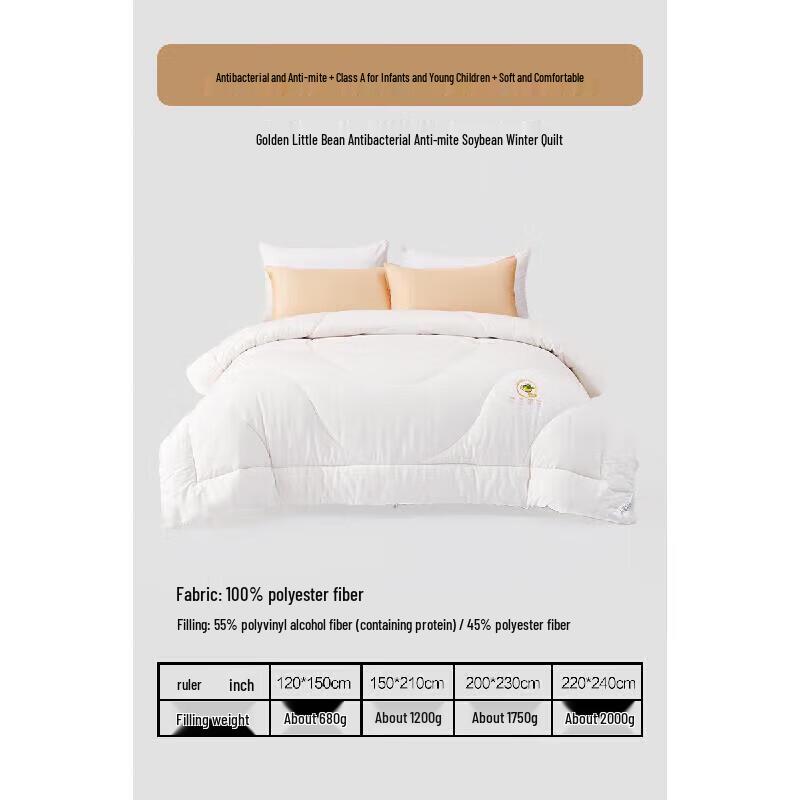 Mercury Home Textiles Class A Soybean Fiber Quilt